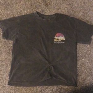 Grey trendy men’s short sleeve tee pacsun